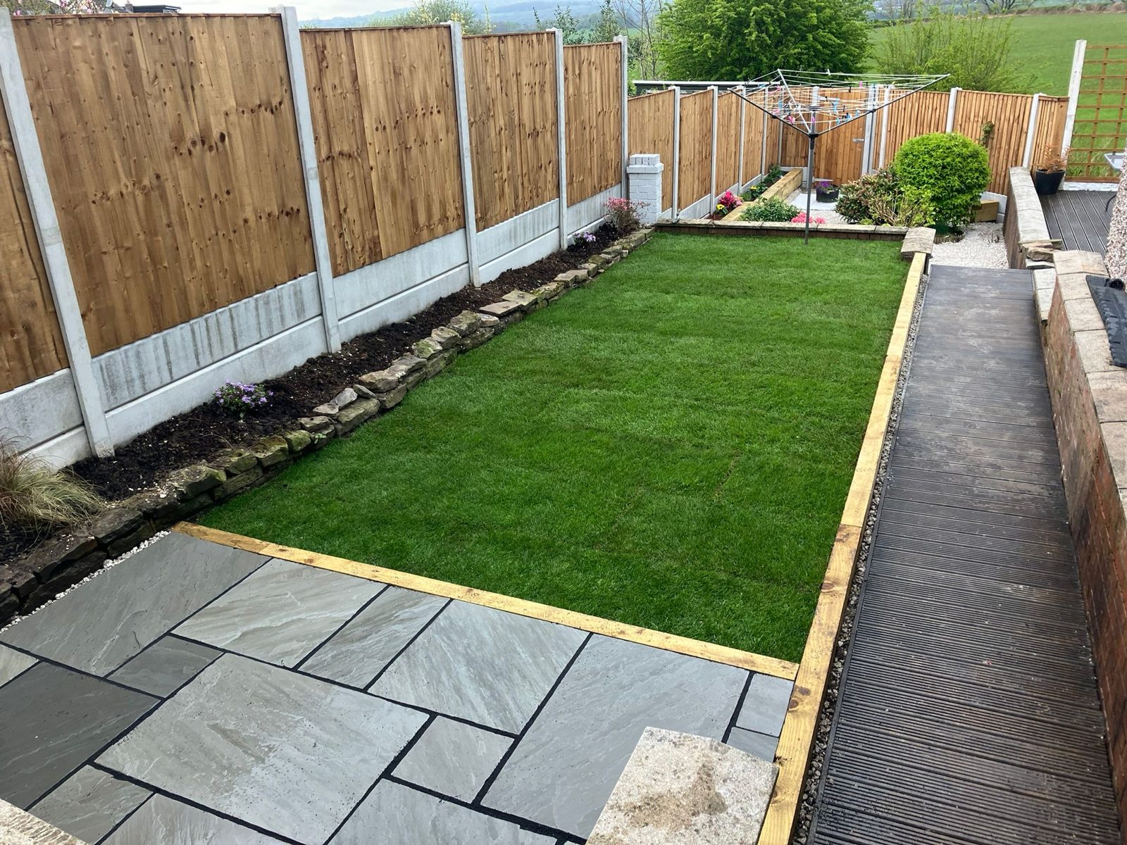 Completed garden transformation by Northwest Elite Scaping